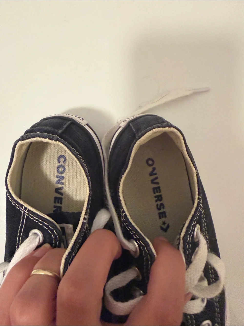 Converse Kids Black and White Canvas Low-Top Sneakers